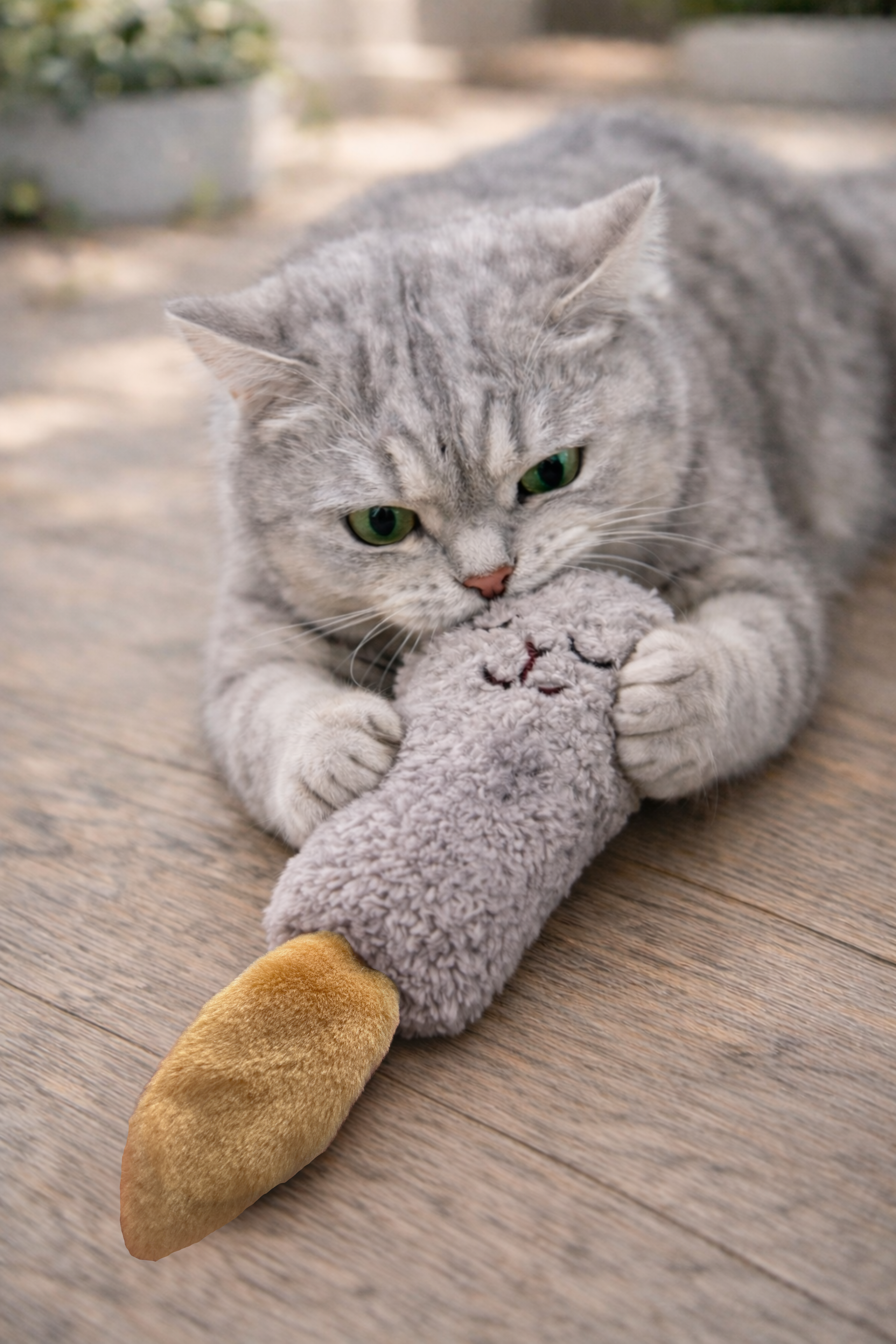 Supawz Mini Box - Plüsch Edition - | Katzen Geschenkbox mit Katzenminze & Spielzeug